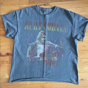 Women's Kurt Cobain Graphic Tee Shirt